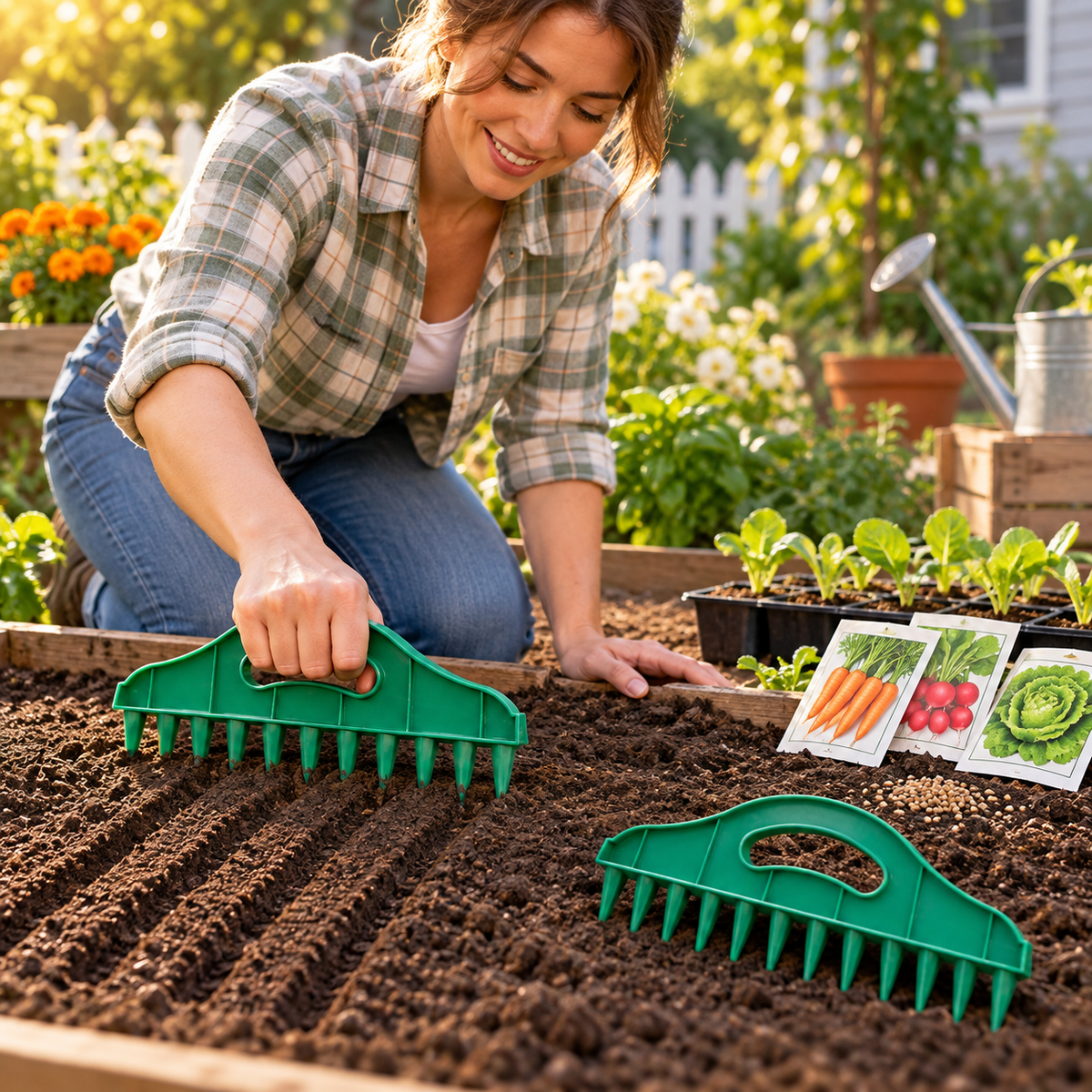 2-Pack Garden Seed Spacing Tool