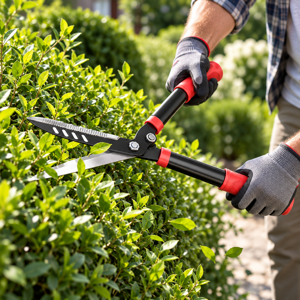 Straight-Blade Hedge Shears