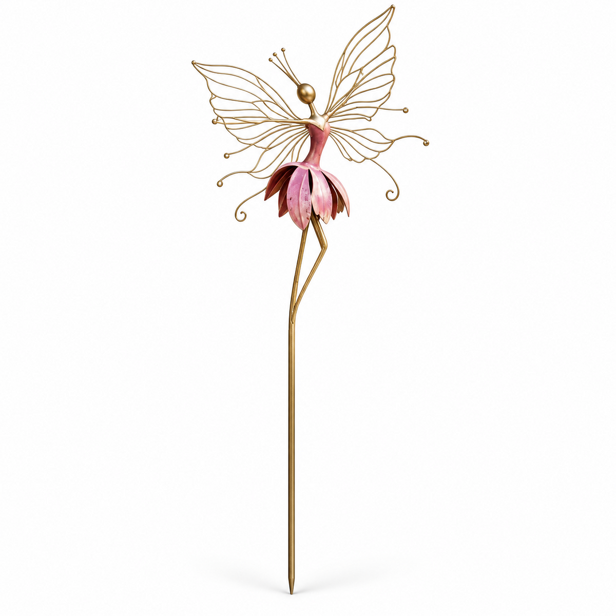 Whimsical Fairy Blossom Garden Stake