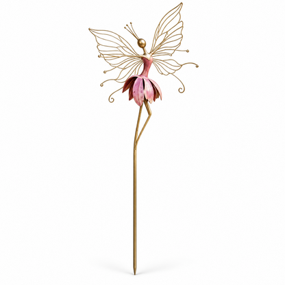 Whimsical Fairy Blossom Garden Stake