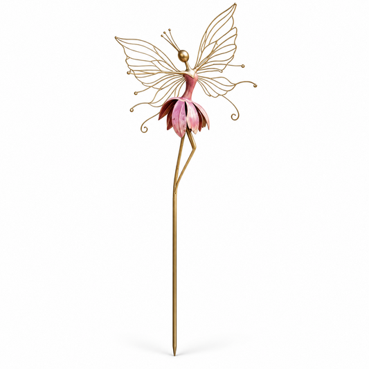 Whimsical Fairy Blossom Garden Stake