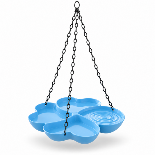 All-in-One Hanging Bird Feeder Tray